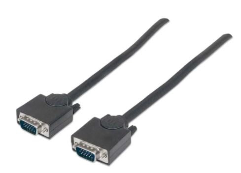311731 Cable SVGA HD15 macho a HD15 macho - de 1.8m Color Negro, Completamente blindado para reducir la interferencia EMI. 311731 Cable SVGA HD15 macho a HD15 macho - de 1.8m Color Negro, Completamente blindado para reducir la interferencia EMI.